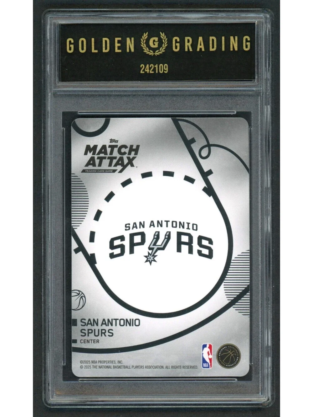 2025-26 Topps Match Attax #BB-VW Victor Wembanyama BT.Baller Graded 10 Gem Mint